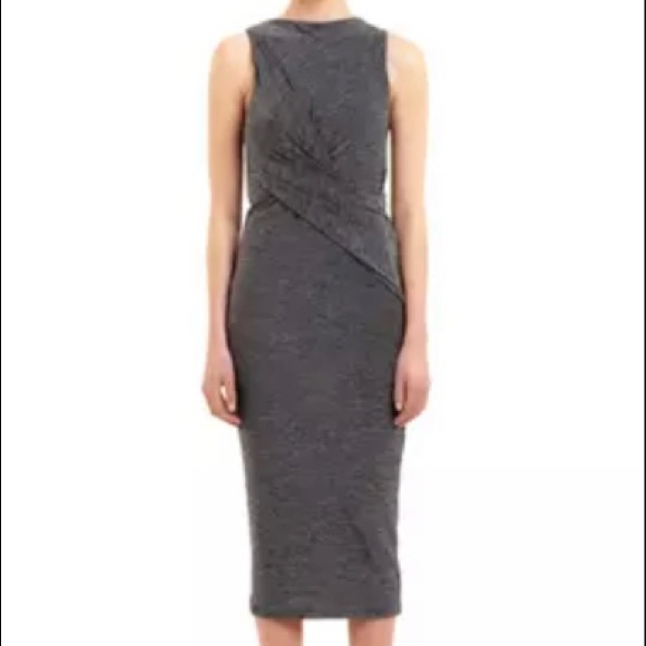 Alexander Wang twisted knit black sleeveless dress size 6 - Picture 13 of 13